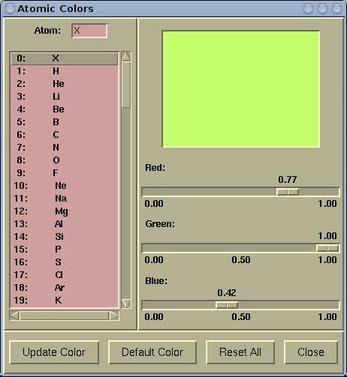 Atomic Colors window